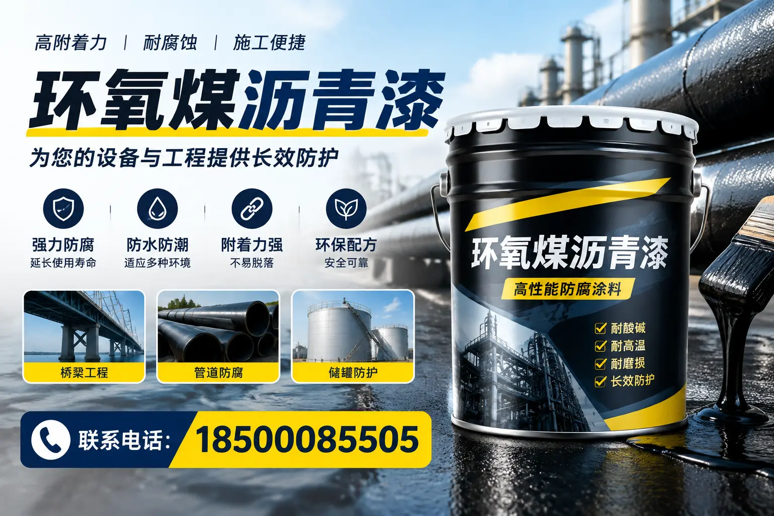 环氧煤沥青漆与其他涂料的对比分析,助力六安企业决策