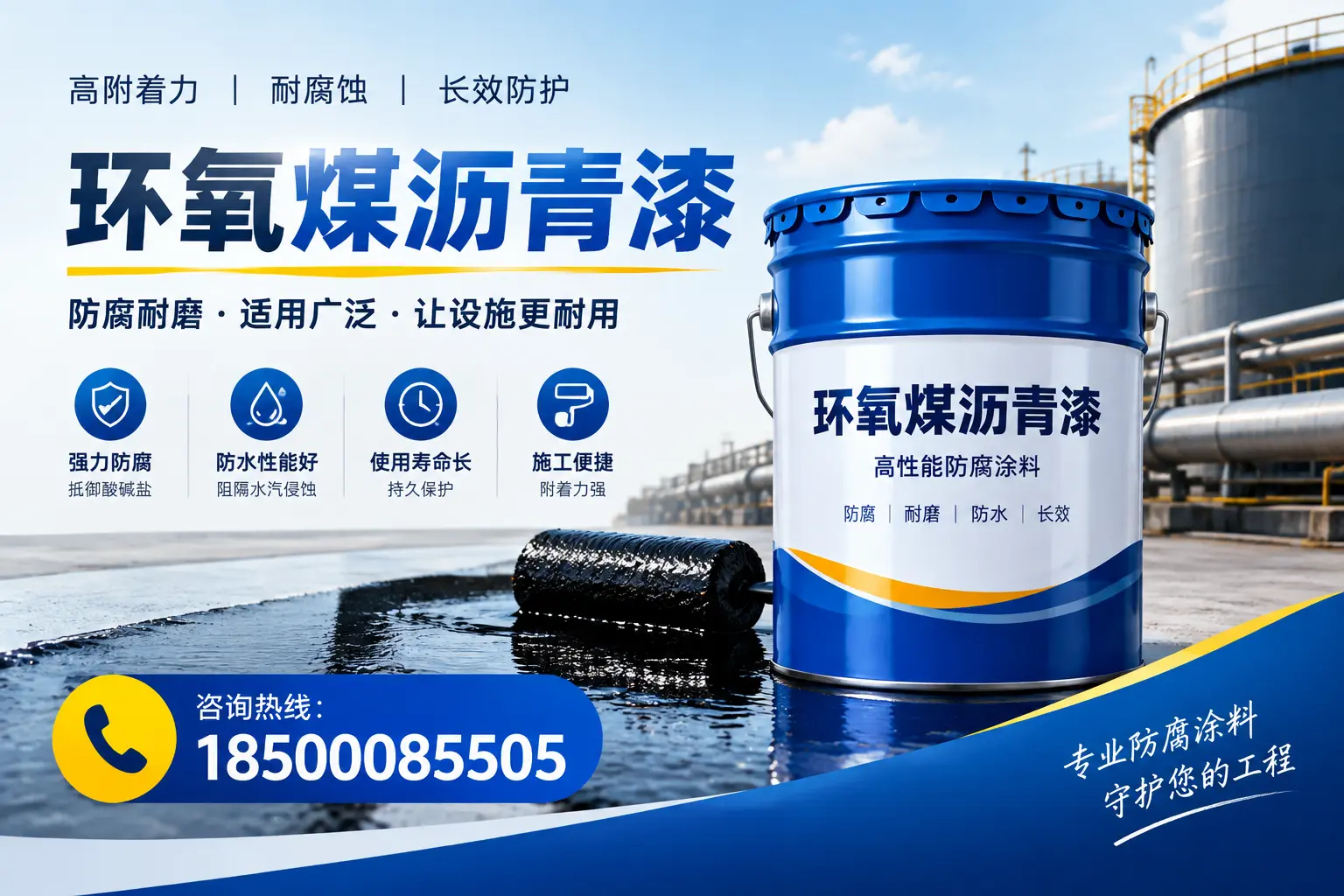 环氧煤沥青漆与其他涂料的对比分析,助力六安企业决策